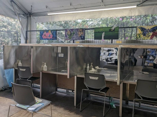 St Paul’s Hospital drug use site in Vancouver